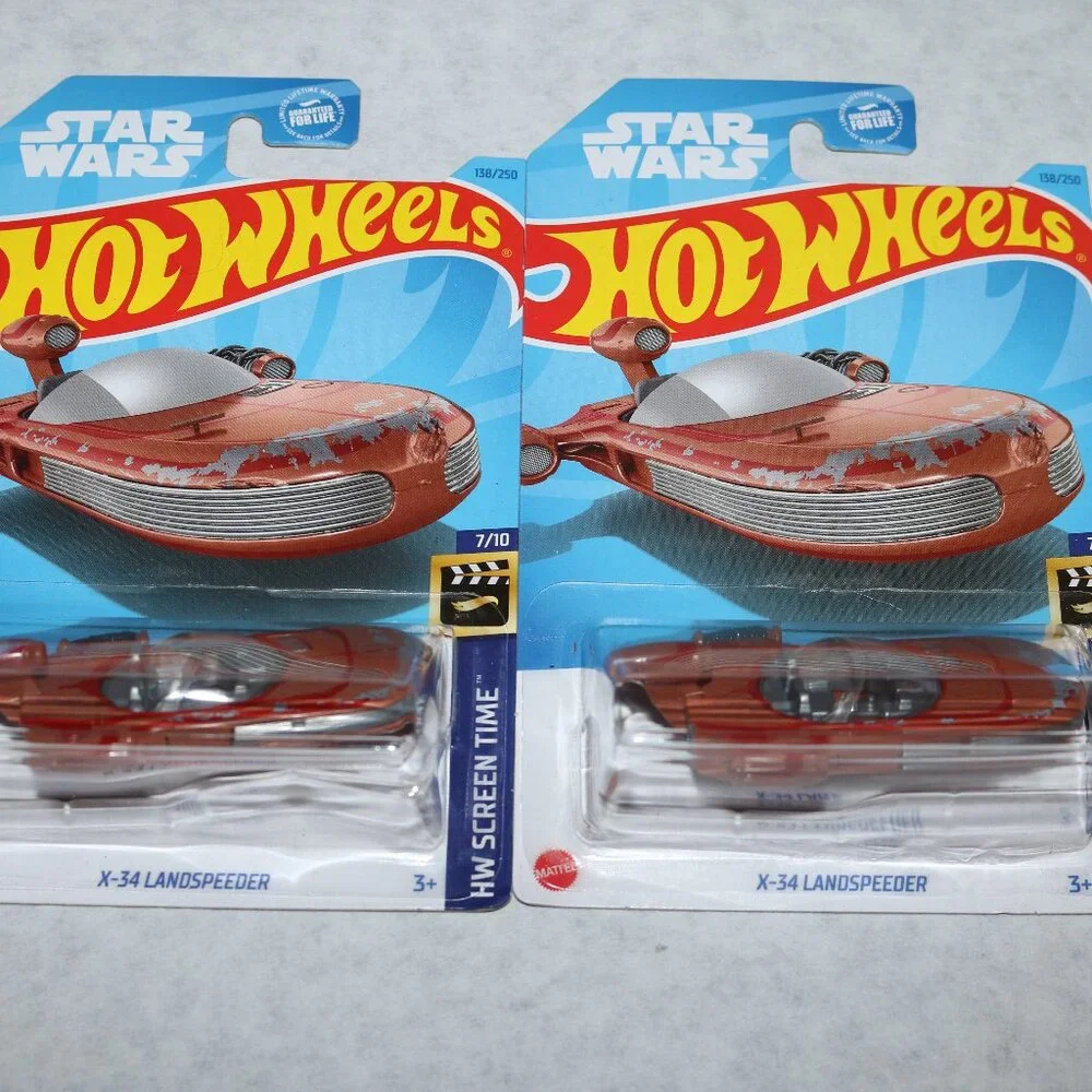 Hot Wheels lot of 2 Screentime x-34 landspeeder screentime 2021